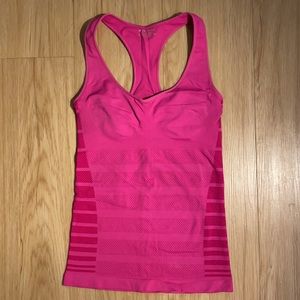 Pink workout top
